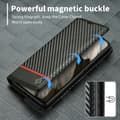 Pikkukuva 4 / 11: SKALO Google Pixel 8 LC.IMEEKE Carbon Fiber Lompakkokotelo PU-nahkaa - Musta