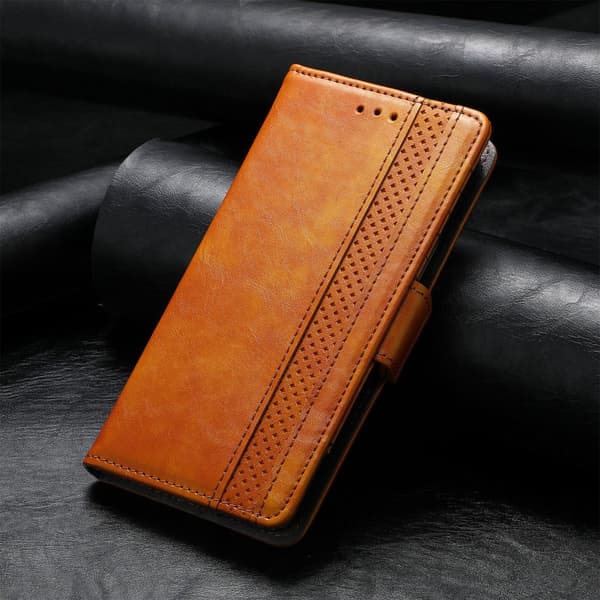 SKALO Google Pixel 8 002 Series CASENEO Premium PU-læderpung - Lys brun