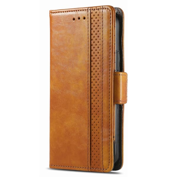 SKALO Google Pixel 8 002 Series CASENEO Premium PU-læderpung - Lys brun