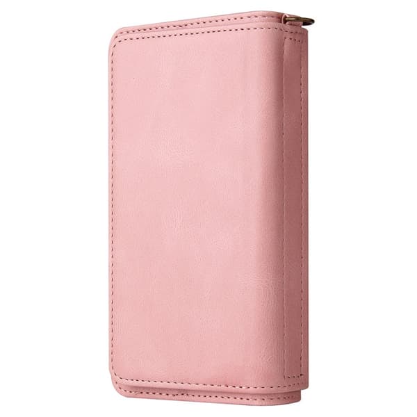 SKALO Google Pixel 8 Big Wallet 17-FACK Plånboksfodral - Rosa