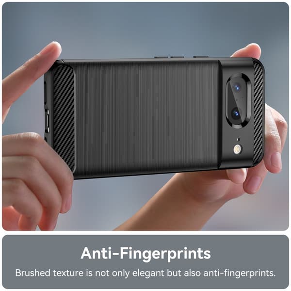SKALO Google Pixel 8 Armor Carbon Stöttåligt TPU-skal