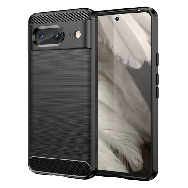 SKALO Google Pixel 8 Armor Carbon Stöttåligt TPU-skal