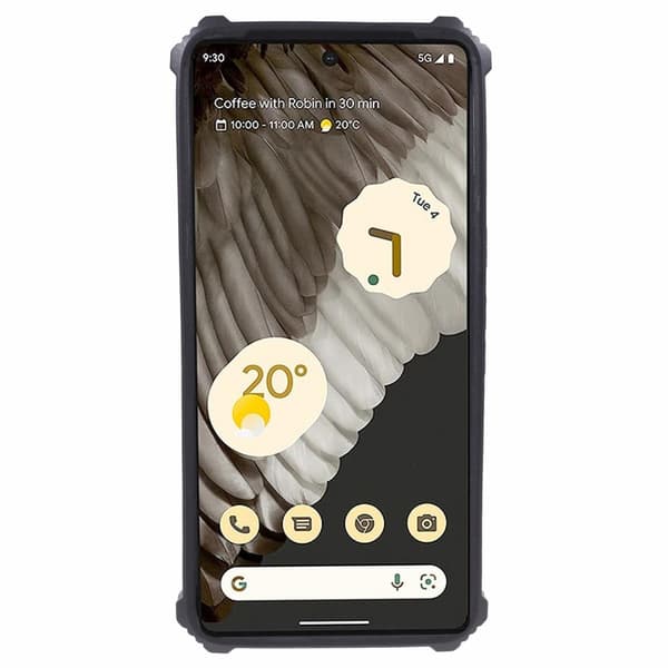 SKALO Google Pixel 8 Armor Phantom Hybrid Kuori - Musta