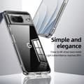 Miniatyrbillede 4 af 9: SKALO Google Pixel 8 TPU Clear Hybrid Cover - Gennemsigtig