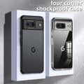Miniatyrbillede 8 af 9: SKALO Google Pixel 8 TPU Clear Hybrid Cover - Gennemsigtig