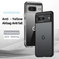 Miniatyrbillede 9 af 9: SKALO Google Pixel 8 TPU Clear Hybrid Cover - Gennemsigtig