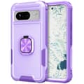 Pikkukuva 2 / 8: SKALO Google Pixel 8 Armor Hybridi metallirengas kuori - Violetti