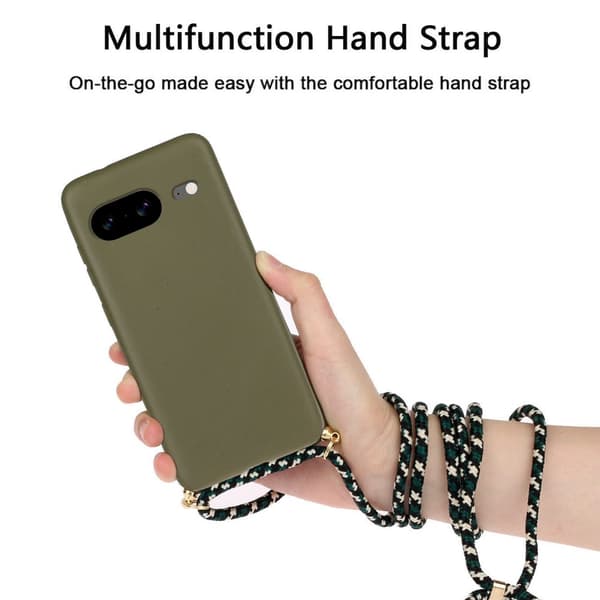 SKALO Google Pixel 8 Mobilkrave Cover - Grøn