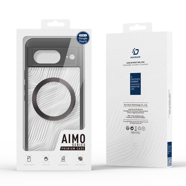 DUX DUCIS Google Pixel 8 Aimo Series Magnetring Skal - Svart