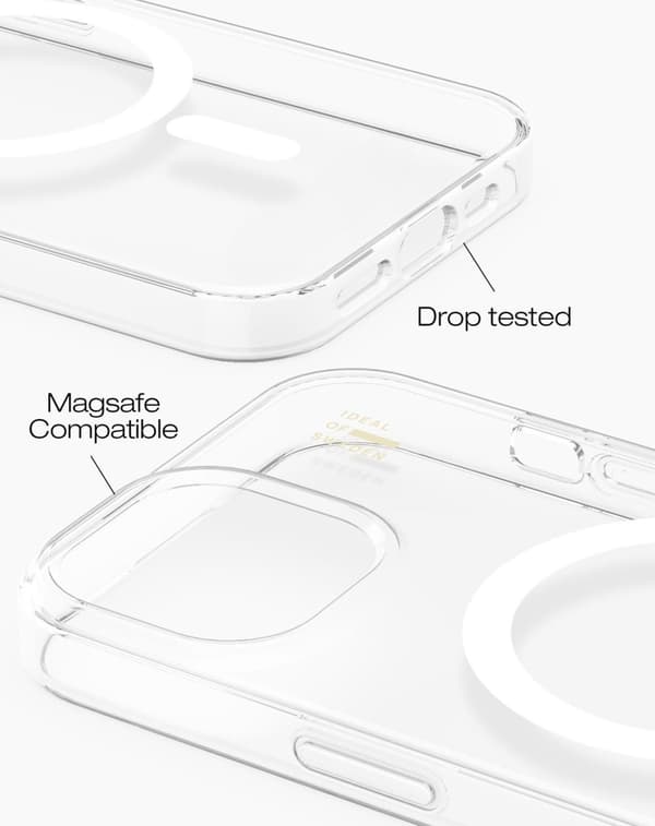 Clear Case MagSafe iPhone 13 / 14 / 15 / 16e Clear