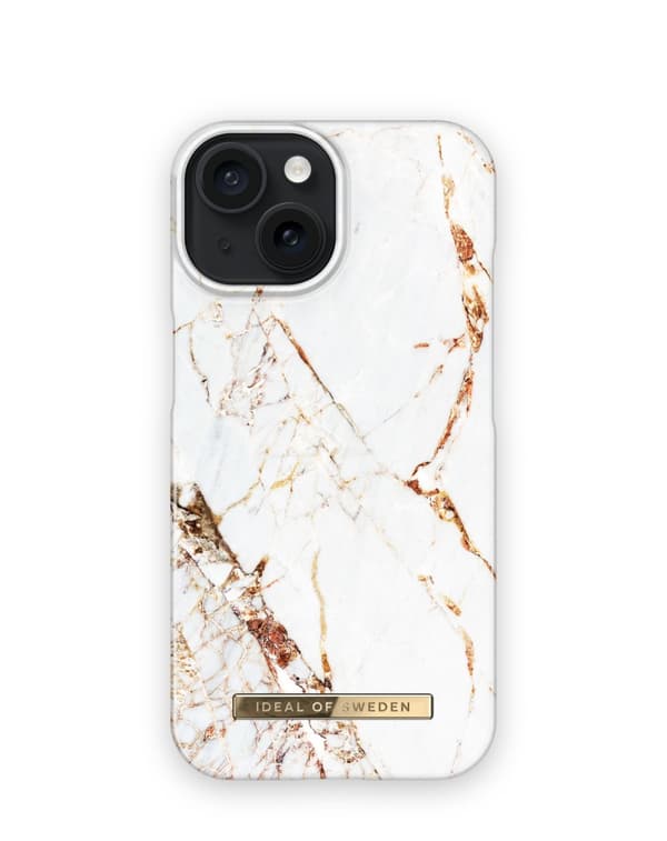 Printed Case iPhone 15 Carrara Gold