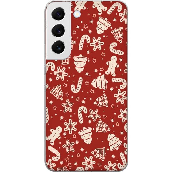 Samsung Galaxy S22 5G Gjennomsiktig deksel God Jul