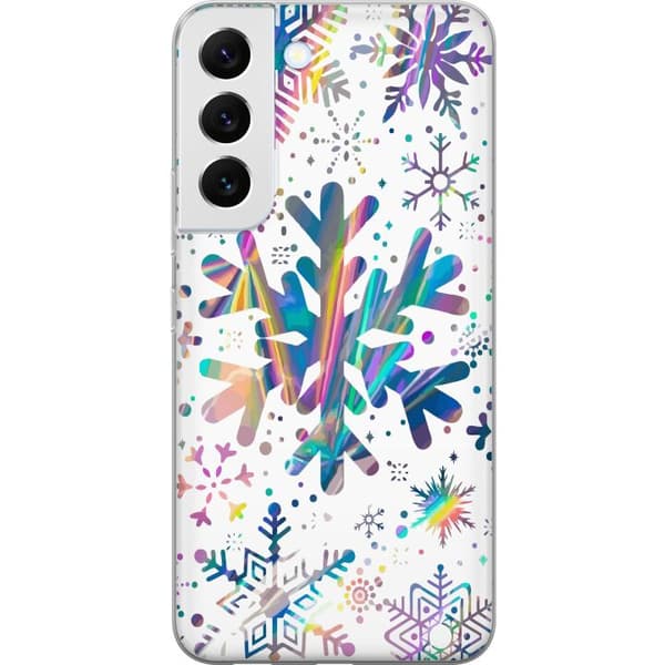 Samsung Galaxy S22 5G Läpinäkyvä kuori Hyvaa Joulua