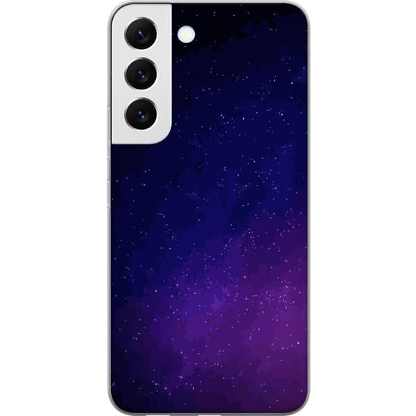Samsung Galaxy S22 5G Läpinäkyvä kuori Galaksi