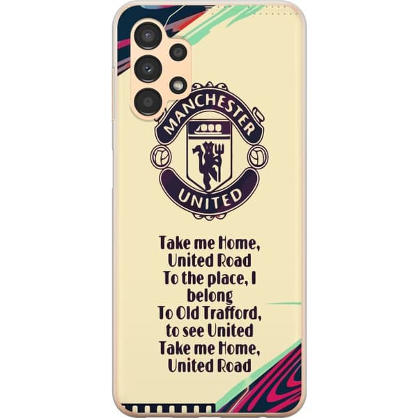 Samsung Galaxy A13 Gennemsigtig cover Manchester United