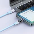 Miniatyrbild 4 av 6: Mcdodo 36W 1.8m PD USB-C - Lightning LED Silikon Kabel Blå