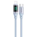 Miniatyrbild 1 av 6: Mcdodo 36W 1.8m PD USB-C - Lightning LED Silikon Kabel Blå