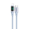 Miniatyrbild 1 av 6: Mcdodo 36W 1.2m PD USB-C - Lightning LED Silikon Kabel Blå