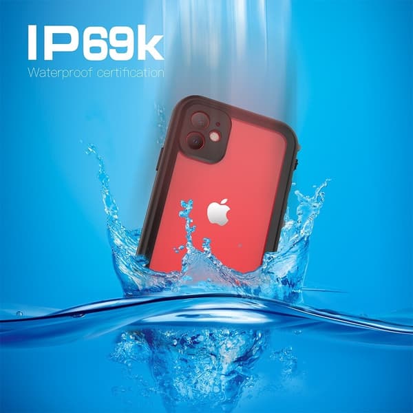 REDPEPPER iPhone 11 Skal 360 Vattentätt IP68 Svart