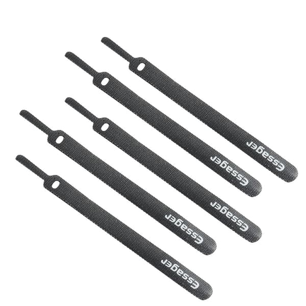 ESSAGER 10-PACK Kabelorganiserare Svart