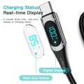Miniatyrbild 5 av 6: ESSAGER 2m 100W USB-C - USB-C LED Snabbladdning Bl