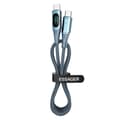 Miniatyrbild 2 av 6: ESSAGER 2m 100W USB-C - USB-C LED Snabbladdning Bl
