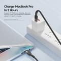 Miniatyrbild 4 av 6: ESSAGER 3m 60W PD USB-C - USB-C Laddningskabel Svart