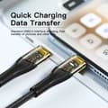 Miniatyrbild 5 av 6: ESSAGER 1m 100W PD USB-C - USB-C Kabel Blå