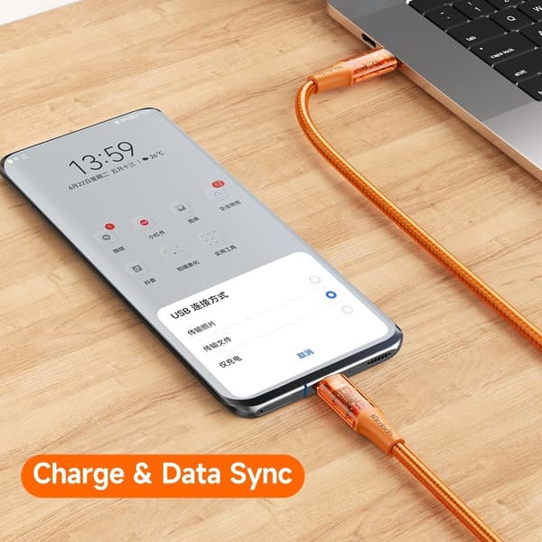 Mcdodo 1.2m 100W PD USB-C - USB-C Kabel Svart