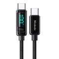 Miniatyrbild 1 av 6: Mcdodo 100W 1.2m USB-C - USB-C Snabbladdningskabel Svart