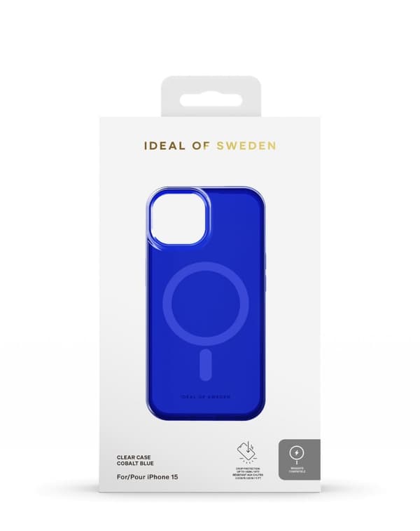 Clear Case MagSafe iPhone 13 / 14 / 15 / 16e Cobalt Blue