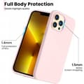 Miniatyrbild 3 av 7: Gummibelagt Stöttåligt Skal iPhone 13 Pro Max - Rosa