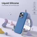 Miniatyrbillede 2 af 6: Gummibelagt stødsikker etui iPhone 15 Pro - Blå