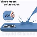 Miniatyrbild 4 av 6: Gummibelagt Stöttåligt Skal iPhone 15 Pro Max - Blå