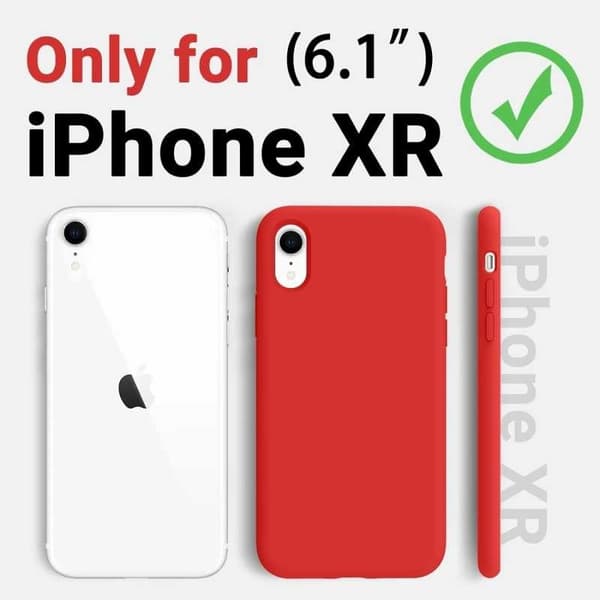Kuminen iskunkestävä kotelo iPhone XR - PUNAINEN