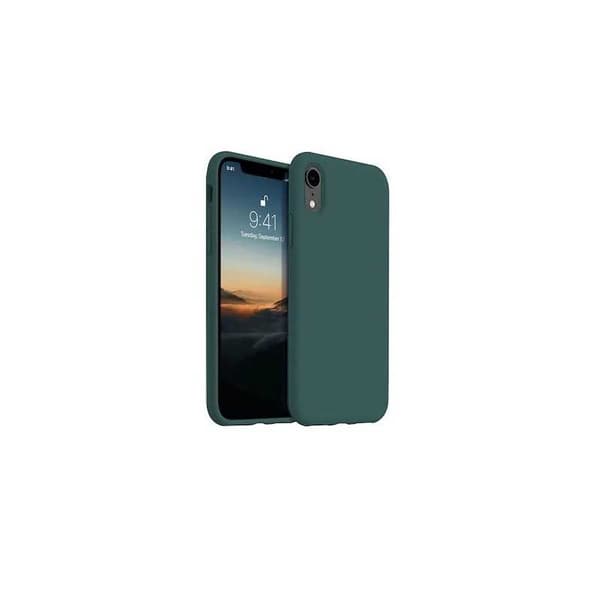 Gummibelagt Stöttåligt Skal iPhone XR - Grön