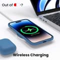 Miniatyrbillede 6 af 6: Gummibelagt stødsikker etui iPhone 15 Plus - Blå