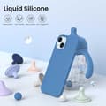 Miniatyrbillede 2 af 6: Gummibelagt stødsikker etui iPhone 15 Plus - Blå