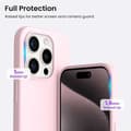 Miniatyrbillede 4 af 6: Gummibelagt stødsikker etui iPhone 15 Plus - Pink