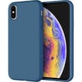Miniatyrbillede 1 af 5: Gummibelagt stødsikker etui iPhone XS Max - Blå
