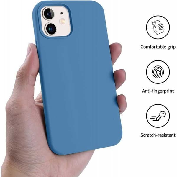 Kuminen iskunkestävä kotelo iPhone 11 - Sininen