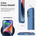 Miniatyrbillede 3 af 6: Gummibelagt stødsikker etui iPhone 13 - Blå