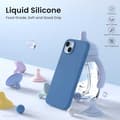 Miniatyrbillede 2 af 6: Gummibelagt stødsikker etui iPhone 13 - Blå