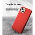 Miniatyrbillede 5 af 7: Gummibelagt stødsikker etui iPhone 13 - RØD