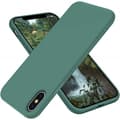 Miniatyrbillede 1 af 5: Gummibelagt stødsikker etui iPhone X / XS- Grøn