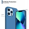 Miniatyrbillede 3 af 6: Gummibelagt stødsikker etui iPhone 12 / 12 Pro - Blå