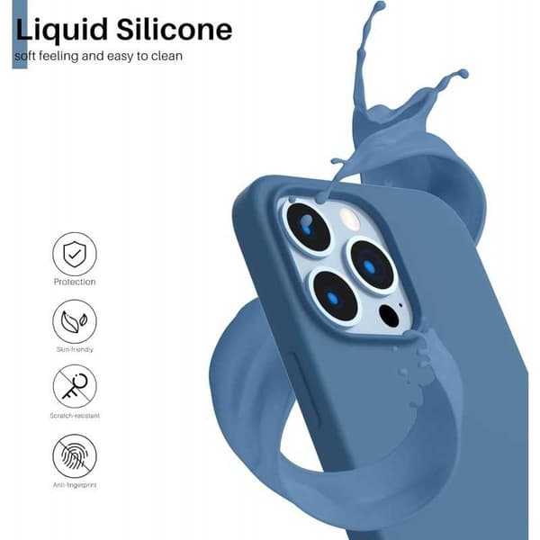Gummibelagt stødsikker etui iPhone 12 / 12 Pro - Blå