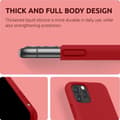 Miniatyrbillede 5 af 6: Gummibelagt stødsikker etui iPhone 11 Pro - RØD