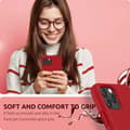 Miniatyrbillede 6 af 6: Gummibelagt stødsikker etui iPhone 11 Pro - RØD