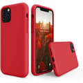 Miniatyrbillede 1 af 6: Gummibelagt stødsikker etui iPhone 11 Pro - RØD